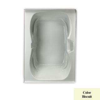 Laurel Mountain Trade Alcove 59.75 in L x 41.75 in W x 23.25 in H Biscuit Hourglass Air Bath