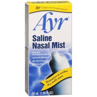 Ayr Saline Nasal Mist 50 mL (Pack of 2)