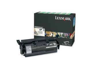 Lexmark T650H04A High Yield Toner Cartridge for Label Applications for T65x, T650; Black (Return Program)