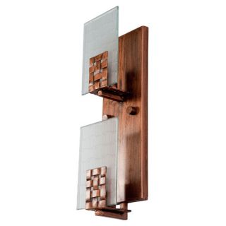 Dreamweaver 2 Light Vertical Recycled Wall Sconce
