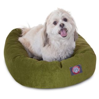 Majestic Pet Villa Micro Velvet Bagel Dog Bed   Dog Beds