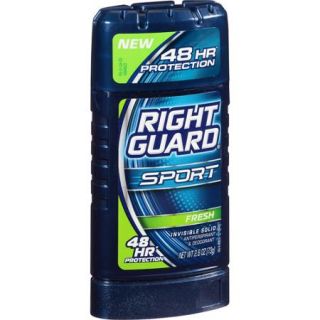 Right Guard Sport Fresh Invisible Solid Antiperspirant & Deodorant, 2.6 oz