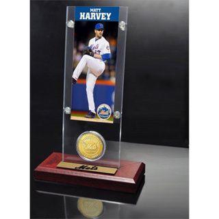 Matt Harvey Ticket and Bronze Coin Acrylic Desk Top   17320061
