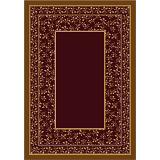 Milliken Laurel Rectangular Red Transitional Tufted Area Rug (Common 5 ft x 8 ft; Actual 5.33 ft x 7.66 ft)
