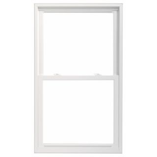 ThermaStar by Pella Vinyl Double Pane Annealed Double Hung Window (Rough Opening 36 in x 46 in Actual 35.5 in x 45.5 in)