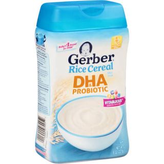 Gerber DHA and Probiotic Rice Baby Cereal, 8 oz