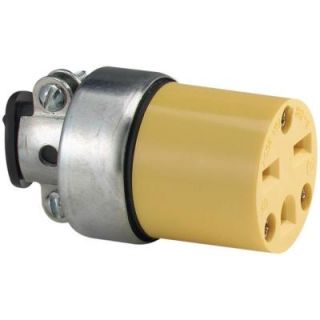 Cooper Wiring Devices 15 Amp 250 Volt 6 15 Commercial Grade Vinyl Armored Connector 2227 BOX