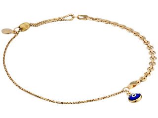 Alex and Ani Evil Eye Track Pull Chain Bracelet 14Kt Gold Filled