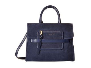 Marc Jacobs Madison Suede Tote Midnight Blue