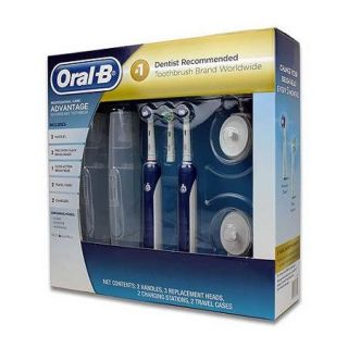 Oral B ProfessionalCare Advantage Dual Handles Electric Rechargeable Toothbrush