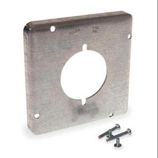 Raco Electrical Box Cover, Galvanized Steel, 878