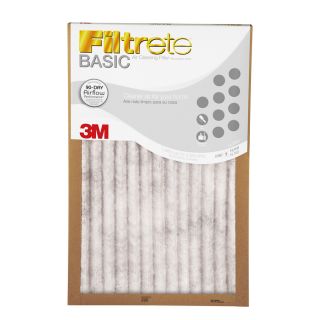 Filtrete Basic Pleated Pleated Air Filter (Common 21.5 in x 23.5 in x 1 in; Actual 21.375 in x 23.375 in x 0.8125 in)