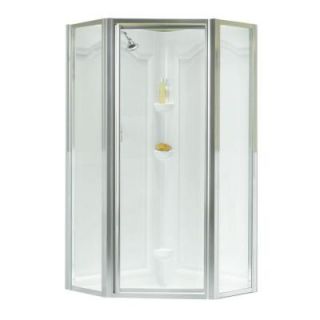 KOHLER Devonshire 27 3/4 in.x 72 in. Framed neo angle shower enclosure in Bright Silver DISCONTINUED K 704516 L SH