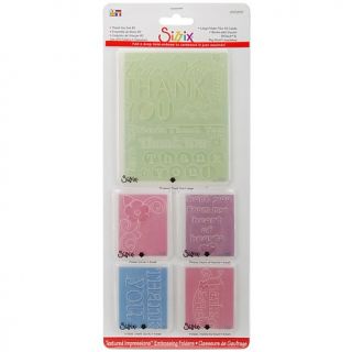 Sizzix Textured Impressions Embossing Folders   Thank You #2   5468986