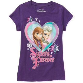 Disney Frozen Sister Heart Girls' Graphic Tee