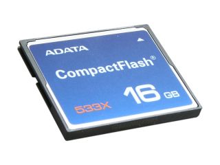 ADATA 16GB 533X Compact Flash (CF) Flash Card Model ACF16G533X R