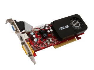 ASUS Radeon HD 3450 DirectX 10.1 AH3450/HTP/256M 256MB 64 Bit GDDR2 AGP 4X/8X HDCP Ready Low Profile Ready Video Card