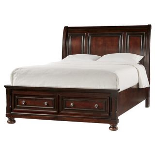 Downey Bed with Footboard Storage