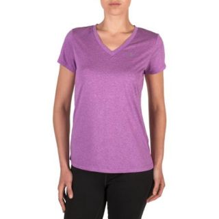 AND1 Women's Performance Heather Short Sleeve V Neck Tee