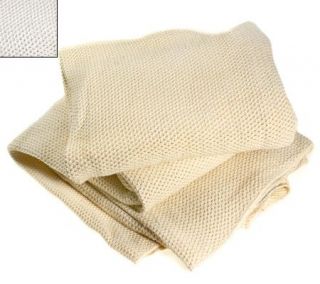 Country Living Honeycomb King Size Cotton Blanket —
