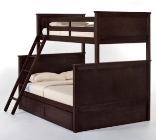 NE Kids Schoolhouse Twin over Full Bunk Bed   Chocolate   Bunk Beds & Loft Beds