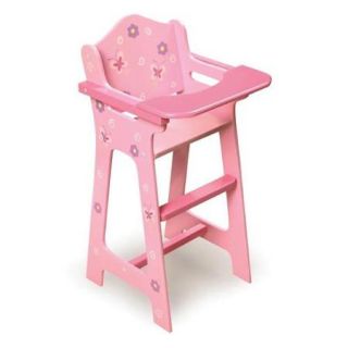Badger Basket Doll High Chair, Blossoms and Butterflies, Fits Most 18" Dolls & My Life As