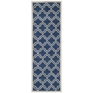 Safavieh Amherst Navy/Ivory 2 ft. 3 in. x 7 ft. Runner AMT412P 27