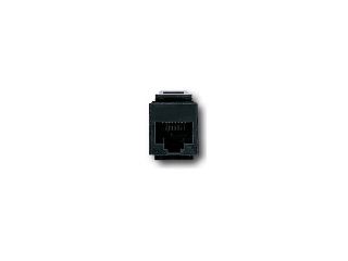 LEVITON 5G108 RE5 QuickPort(R) CAT 5E Jack (Black)