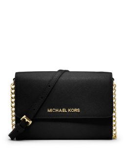 MICHAEL Michael Kors Jet Set Travel Large Phone Crossbody Bag, Black