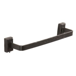 Stone County Ironworks Cedarvale Natural Black Single Towel Bar (Common 24 in; Actual 26 in)