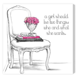 Oliver Gal What She Wants Canvas Art   Wall Art