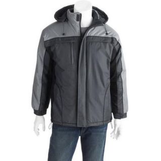 Men's Fleece Lined Jacket with Removable Hood