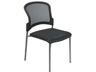 Titanium Finish Visitors Chair with ProGrid Seat and Back (2 Pack)