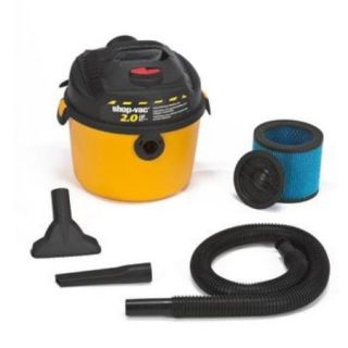 Shop vac Industrial Portable Vacuum Cleaner   1.86 Kw Motor   2.50 Gal (5890210)