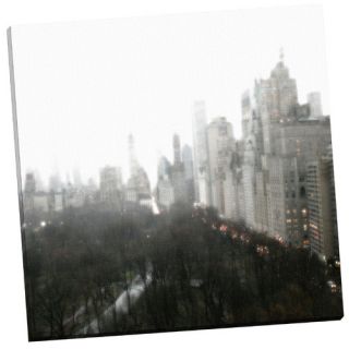 Above Central Park by Noah Bay Photographic Print on Wrapped Canvas by