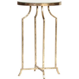 Prima Round Mirrored End Table