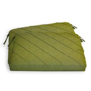 Peak Season Green Quilted Outdoor Seat Pad (2 Pack) DISCONTINUED 2010 02253502