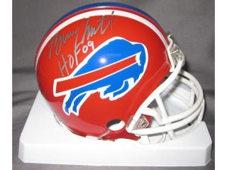 All About Autographs AAA 76209 Bruce Smith Buffalo Bills NFL Hand Signed Mini Football Helmet with HOF 09 Inscription