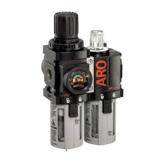 ARO C38121 600 Filter/Regulator and Lubricator,44 cfm