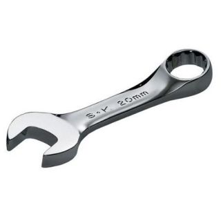 SK PROFESSIONAL TOOLS 7/8" Tethered Combination Wrench, SAE, Full Polish, Number of Points&#x3a; 12 88028
