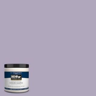 BEHR Premium Plus 8 oz. #650E 3 Plum Blossom Interior/Exterior Paint Sample 650E 3PP