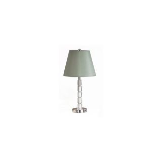 Cascadia Lighting 18 1/2 in Chrome Table Lamp with Fabric Shade