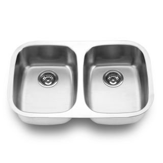 Undermount Double Bowl Sink (Undercounter Installation)  