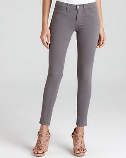 J Brand 811 Mid Rise Luxe Twill Skinny Jeans in Caf