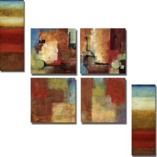 Emet, Cardenas, Li Leger Color Notes 6 piece Canvas Art Set