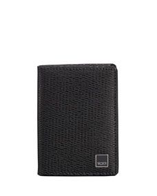 Tumi Monaco Gusseted Card Case with ID Lock Technology, Black