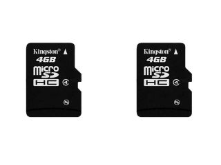 2 x Quantity of Blackberry KE850 Prada 4 GB microSDHC Class 4 Flash Memory Card SDC4/4GBET SDC4/4GBET