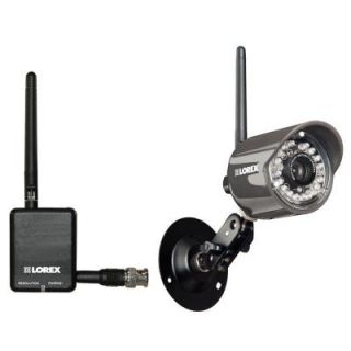 Lorex Wireless 480 TVL Indoor/Outdoor CMOS Bullet Shaped Surveillance Camera LW2110