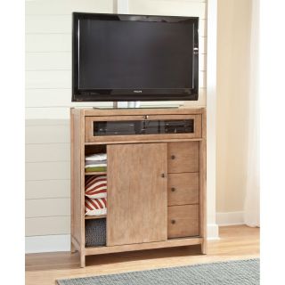 Natural Elements 3 Drawer Media Chest   Soft Driftwood   Dressers