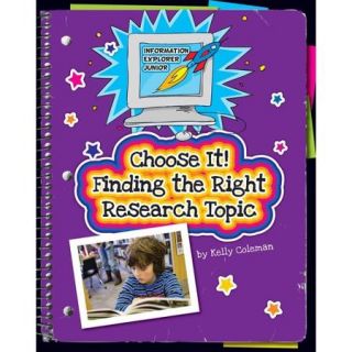 Choose It Finding the Right Research Topic